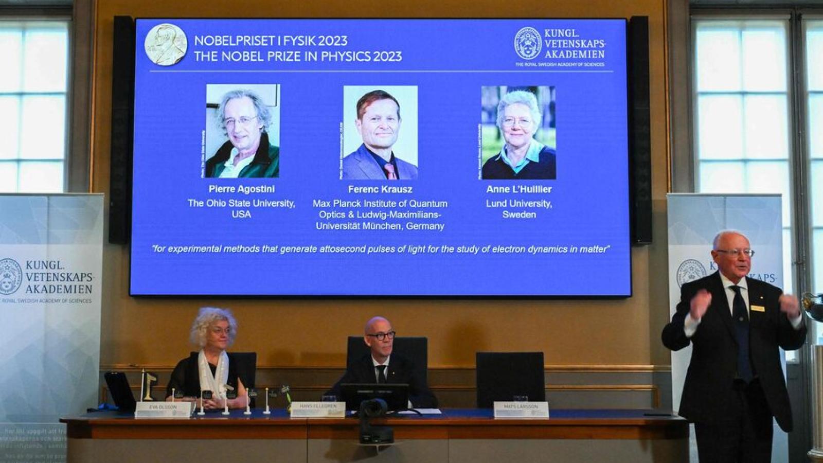 Pierre Agostini Nobel Physique Prix Nobel de physique 2023 : deux Français spécialistes des électrons, Pierre Agostini et Anne L'Huillier, parmi les lauréats | Fondas Kréyol
